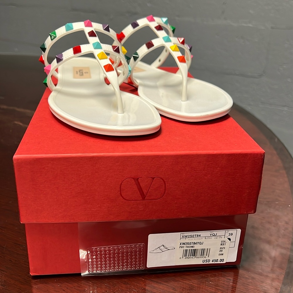 Valentino Garavani PVC Thong Sandals